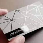Cartão de Visita verniz localizado