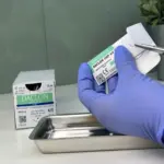 Agulhas com Sutura de Nylon 3/0-3/8 Lanc 19mm, 75cm - Image 2