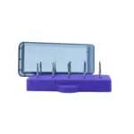 Broqueiro ROXO silicone c/ 10 brocas diamantadas