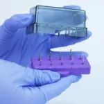 Broqueiro ROXO silicone c/ 10 brocas diamantadas - Image 2