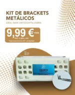 Pack 5 Kits Brackets Metálicos MBT .022