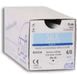 Agulhas com Sutura de Seda 6/0-3/8 Lanc 16mm, 75cm