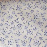 Delicadeza floral azul e branco