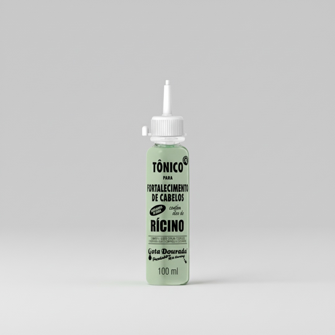 GD8_processed Tónico Fortalecedor Ricino 100ml - Gota Dourada - Image 1