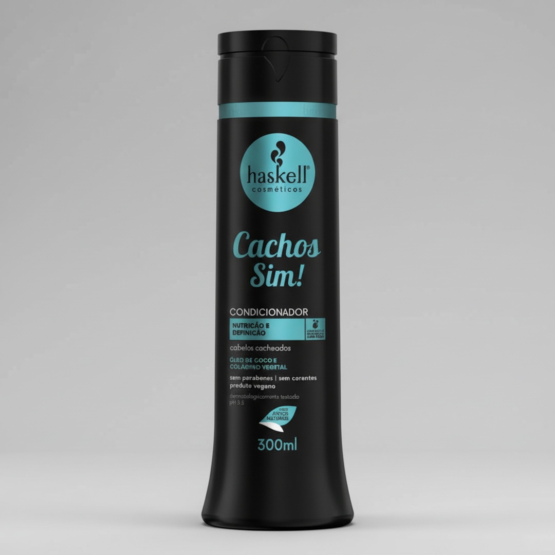 HK_2002009_processed Haskell Condicionador Cachos Sim 300ml - Image 1