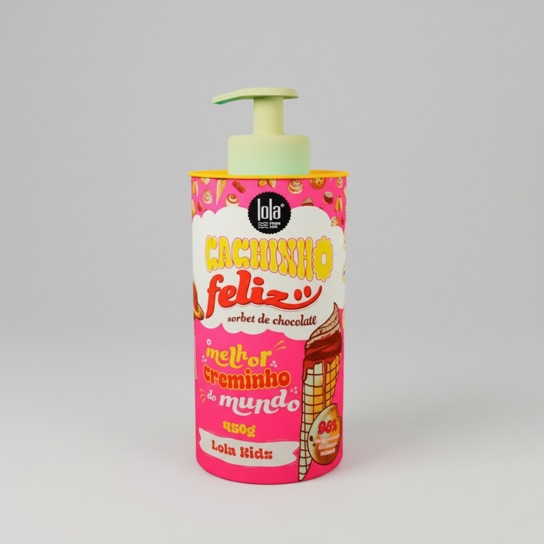 LL_9333_processed Cachinho Feliz Chocolate Creme de Pentear 450g - Lola Cosmetics - Image 1