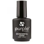 Wonderful Shine - Top Coat No Wipe 15ml Purple