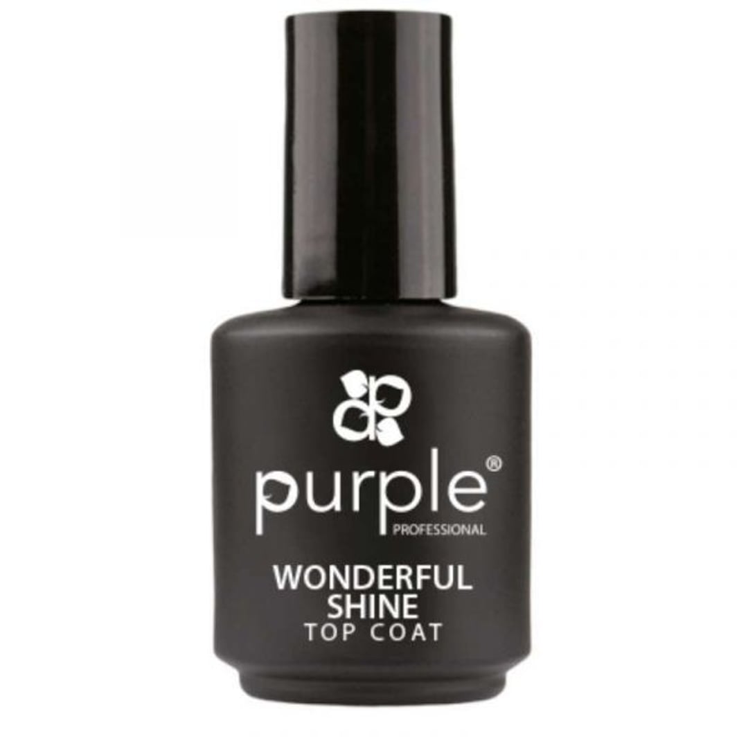 PP_P1546_original Wonderful Shine - Top Coat No Wipe 15ml Purple - Image 1