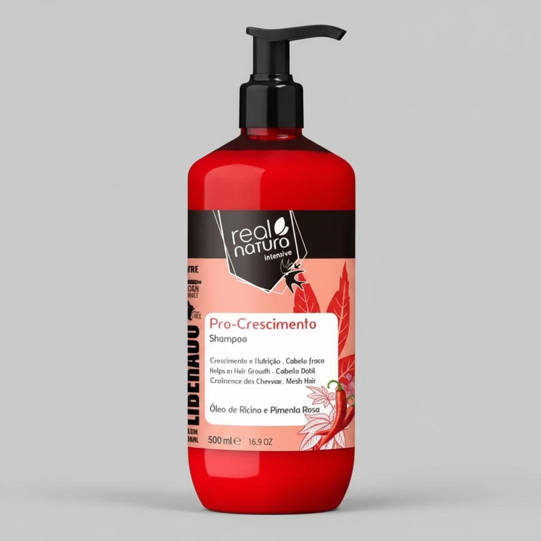 RN_1132_processed Shampoo Sem Sal Pro Crescimento 500ml - Real Natura - Image 1