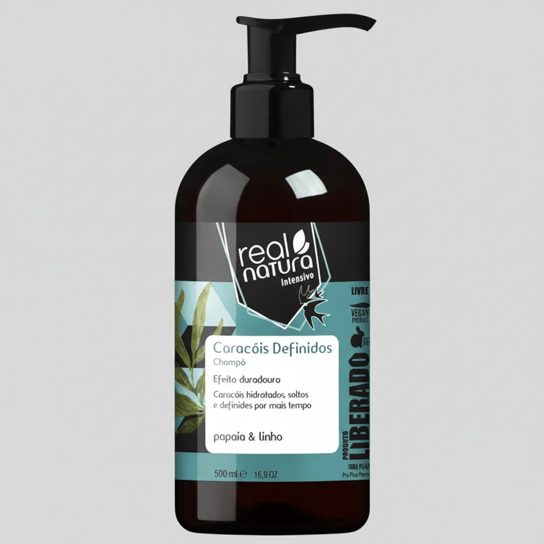 RN_1142_processed Shampoo Real Natura Caracóis Definidos 500ml - Image 1