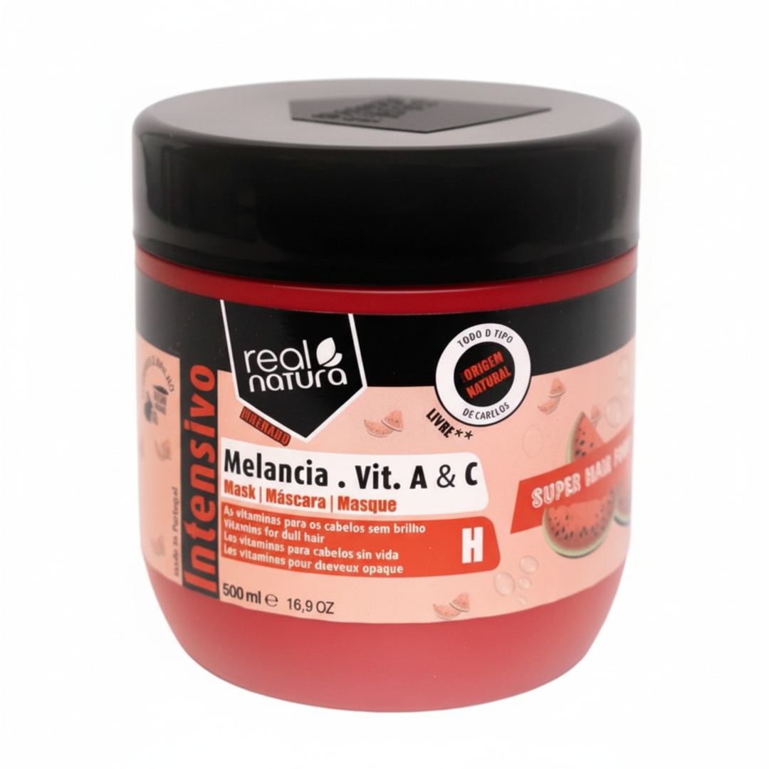 RN_1829_processed Máscara Super Hair Food Melancia 500ml - Real Natura - Image 1