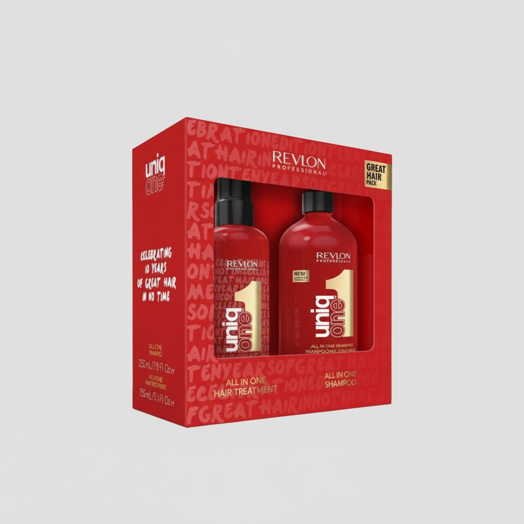 RVL_7273178000_processed Revlon Uniq One Pack Shampoo 230ml + Leave In All In One 150ml - Image 1