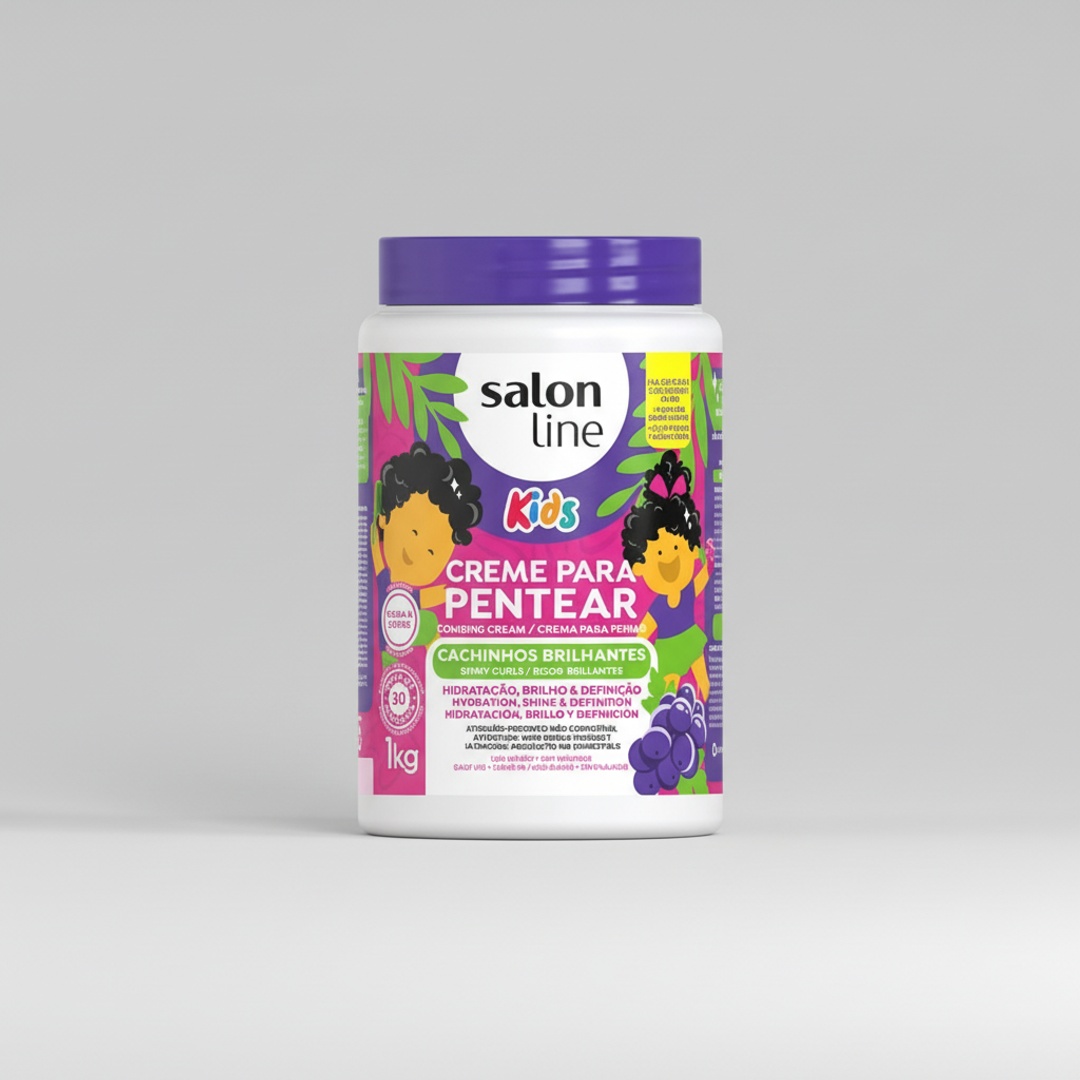 SL_0054_processed Creme de Pentear Kids Cachinhos 1kg - Salon Line - Image 1