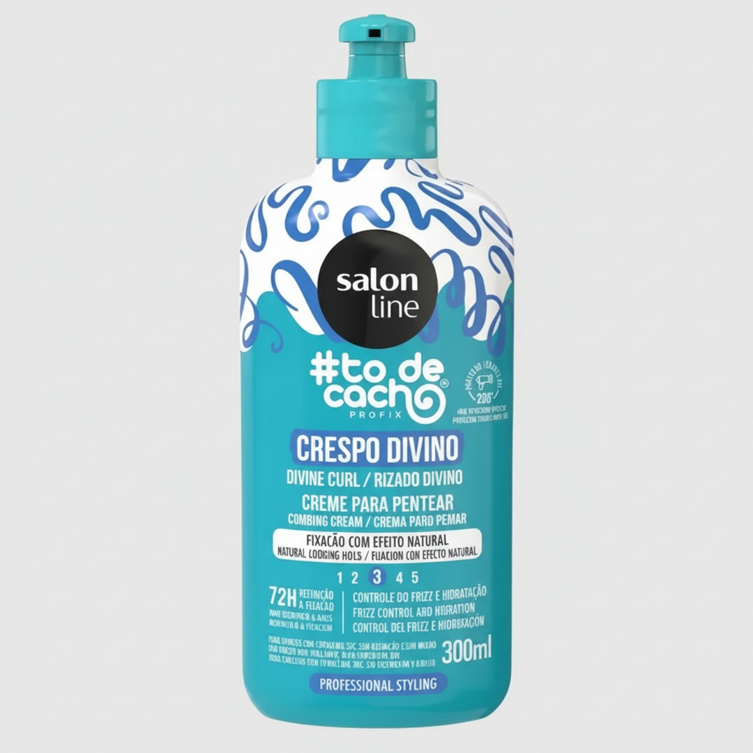 SL_0211_processed Creme de Pentear Crespo Divino 300ml Salon Line - Image 1