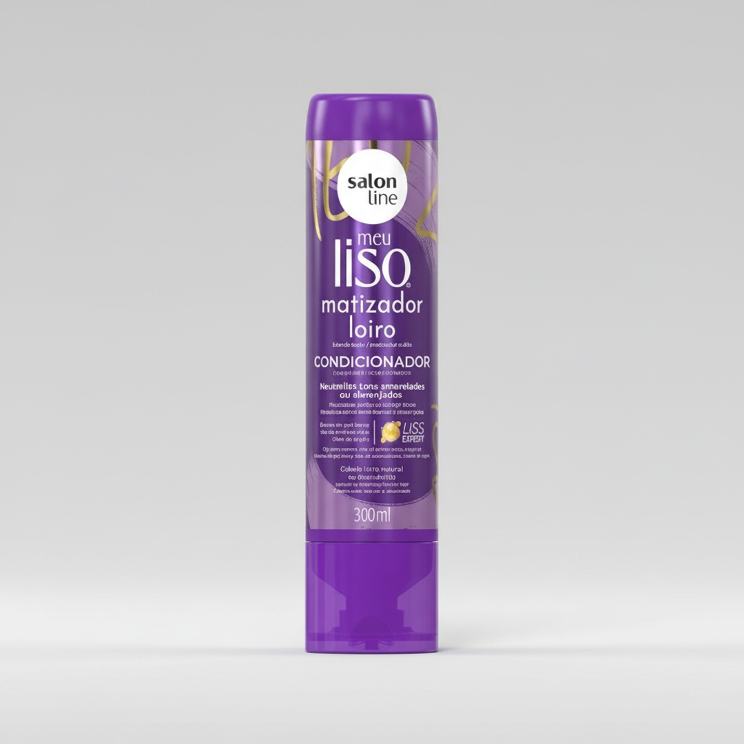 SL_0232_processed Condicionador Matizador Meu Liso 300ml Salon Line - Image 1