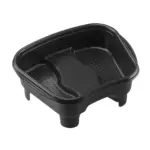 Bacia Pedicure Preta com Pedestal - Dompel