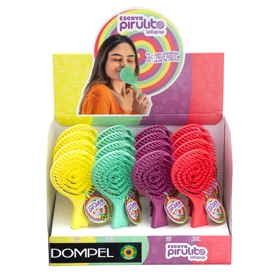 custom-DB.4018DISPLAY Escova Pirulito Display 16 unidades - Dompel - Image 1