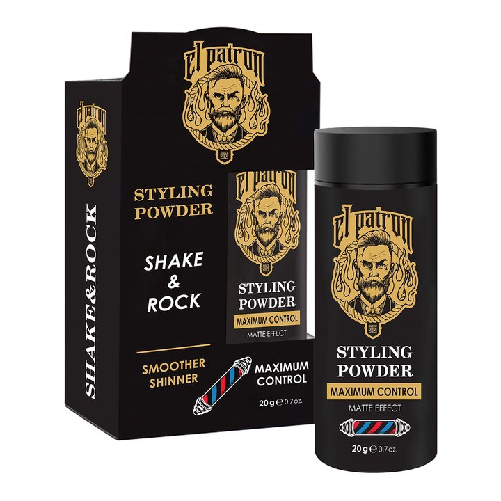custom-EP_225063 El Patron Styling Powder Matte 20gr: Volume e Fixação - Image 1