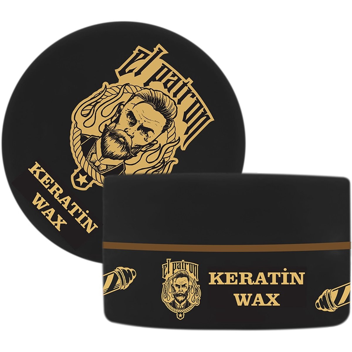 custom-EP_226282 El Patron Keratin Wax 150ml: Cera de Cabelo com Queratina - Image 1