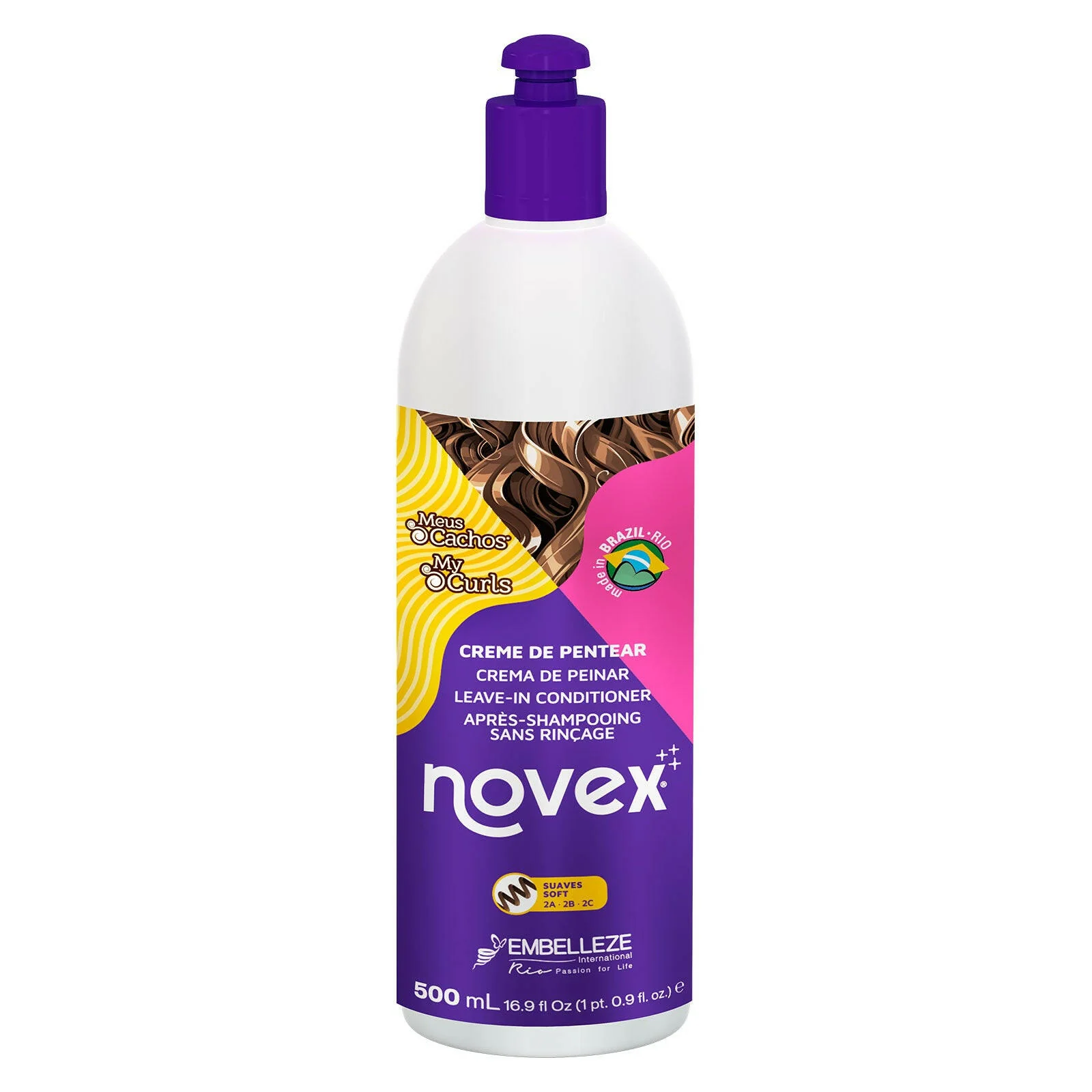 custom-E_6103 Creme de Pentear Meus Cachos Naturais 500ml - Embelleze - Image 1