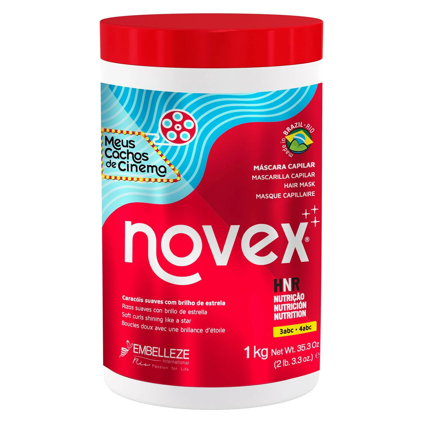 custom-E_6425 Máscara Novex Meus Cachos de Cinema 1kg - Embelleze - Image 1