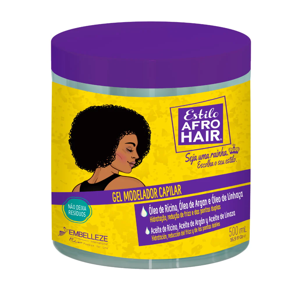 custom-E_6592 Novex Afrohair Gel Capilar 500ml - Embelleze - Image 1