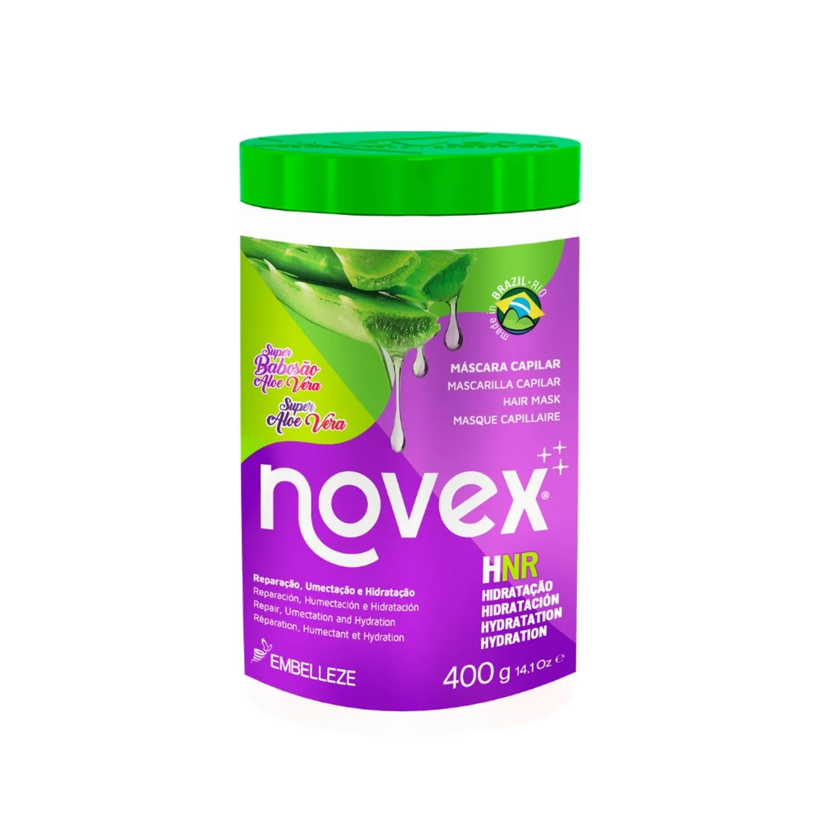 custom-E_6769 Novex Máscara Super Babosão Aloe Vera 400g - Embelleze - Image 1