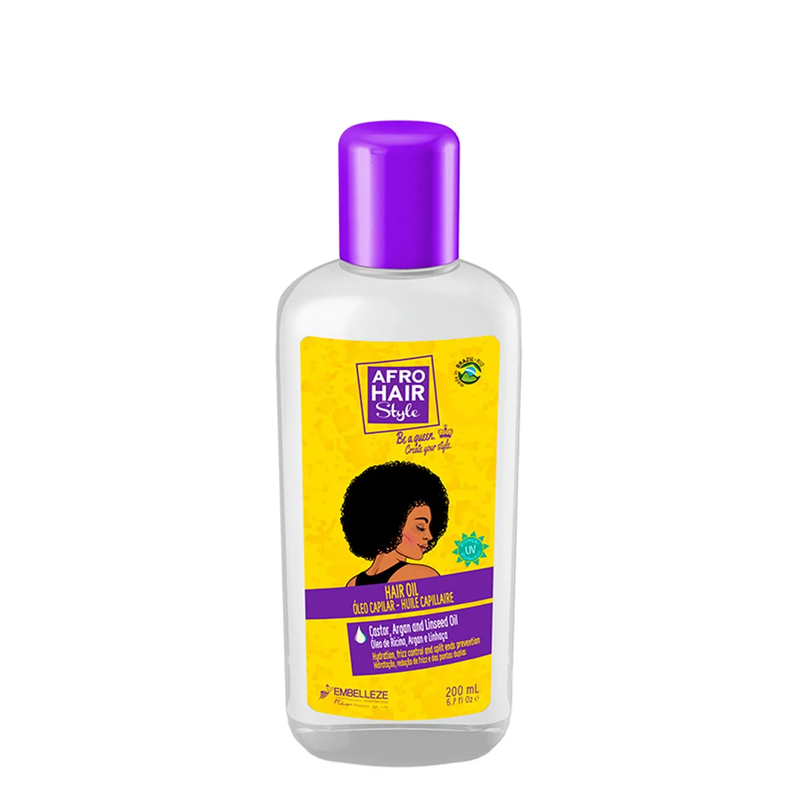 custom-E_6859 Óleo Capilar Novex Afrohair 200ml - Embelleze - Image 1