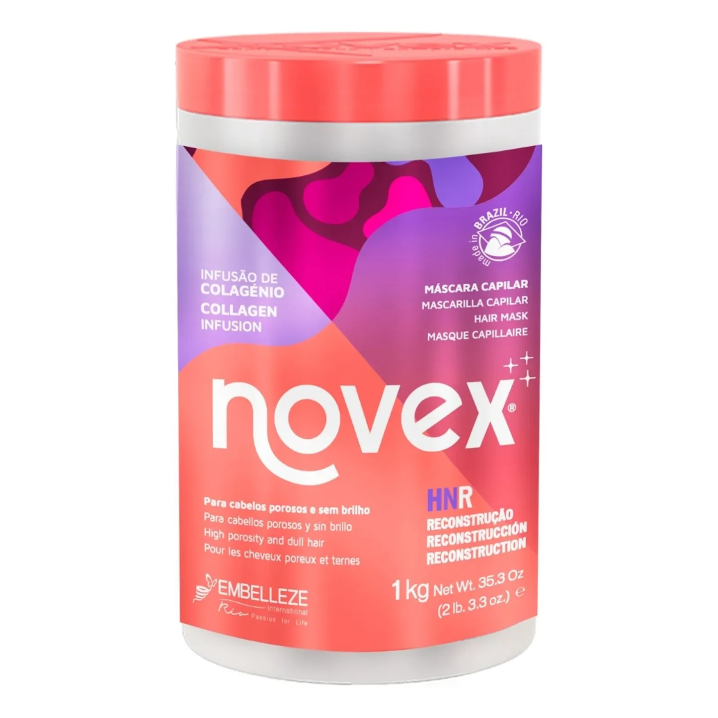 custom-E_7108 Novex Colageno Máscara 1kg - Embelleze - Image 1