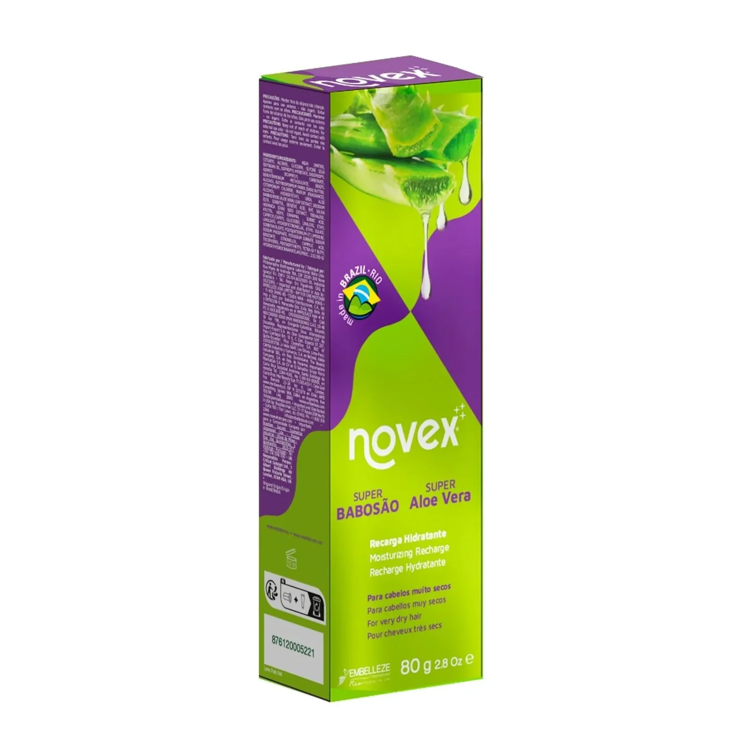 custom-E_7407 Novex Recarga Aloe Vera 80g - Embelleze - Image 1