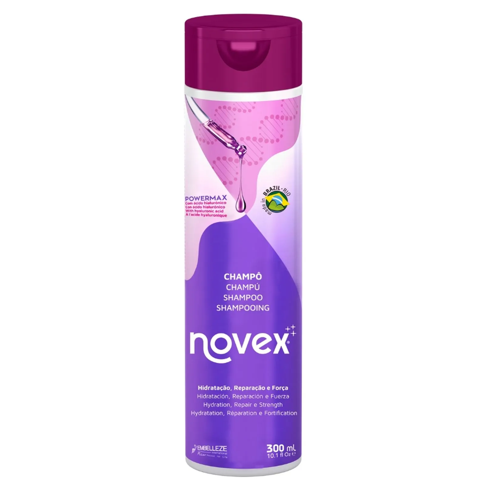 custom-E_7676 Novex Powermax Harmonização Capilar Shampoo 300ml - Embelleze - Image 1