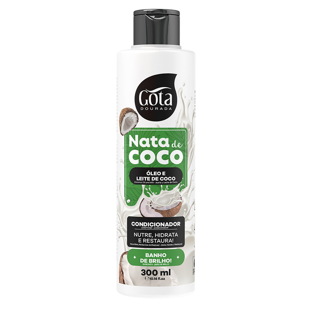 custom-GD_0202 Condicionador Gota Dourada Nata de Coco 300ml - Image 1