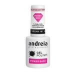 Power Base Glitter Soft Pink 10.5ml - Andreia Professional