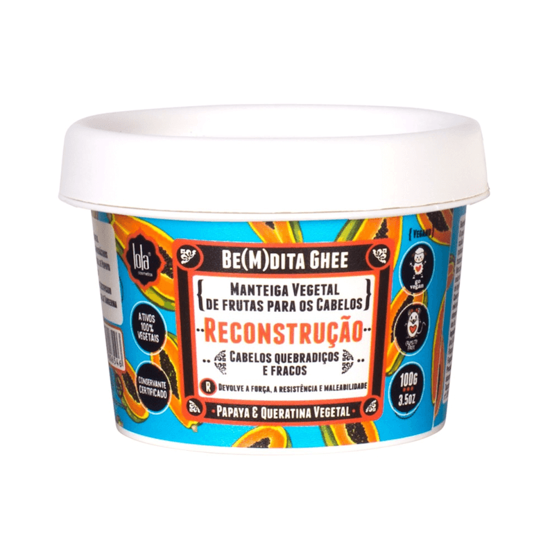custom-LL_9226 Lola Máscara Reconstrução Be(M)dita Ghee Papaya e Queratina 100g - Image 1