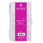 Purple Magic Gel Tips Ballerina Long 520 unidades