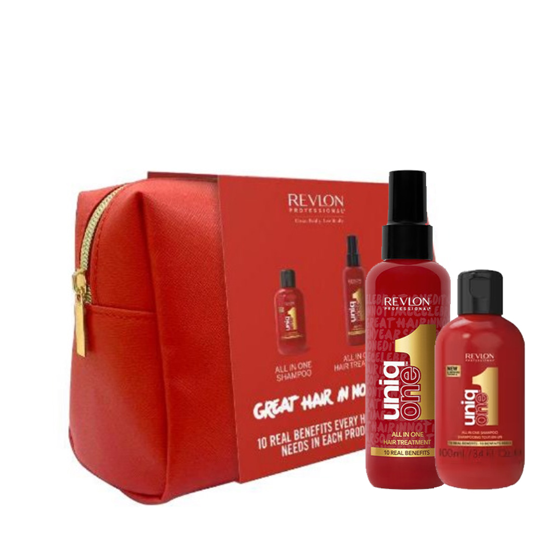 custom-RVL_7274634000 Revlon Uniq One Classic Leave In 150ml + Shampoo 100ml - Image 1