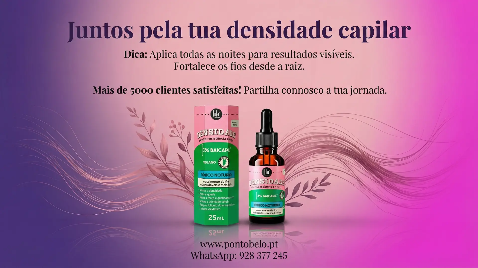 Densidade Tónico Noturno 25ml – Lola Cosmetics