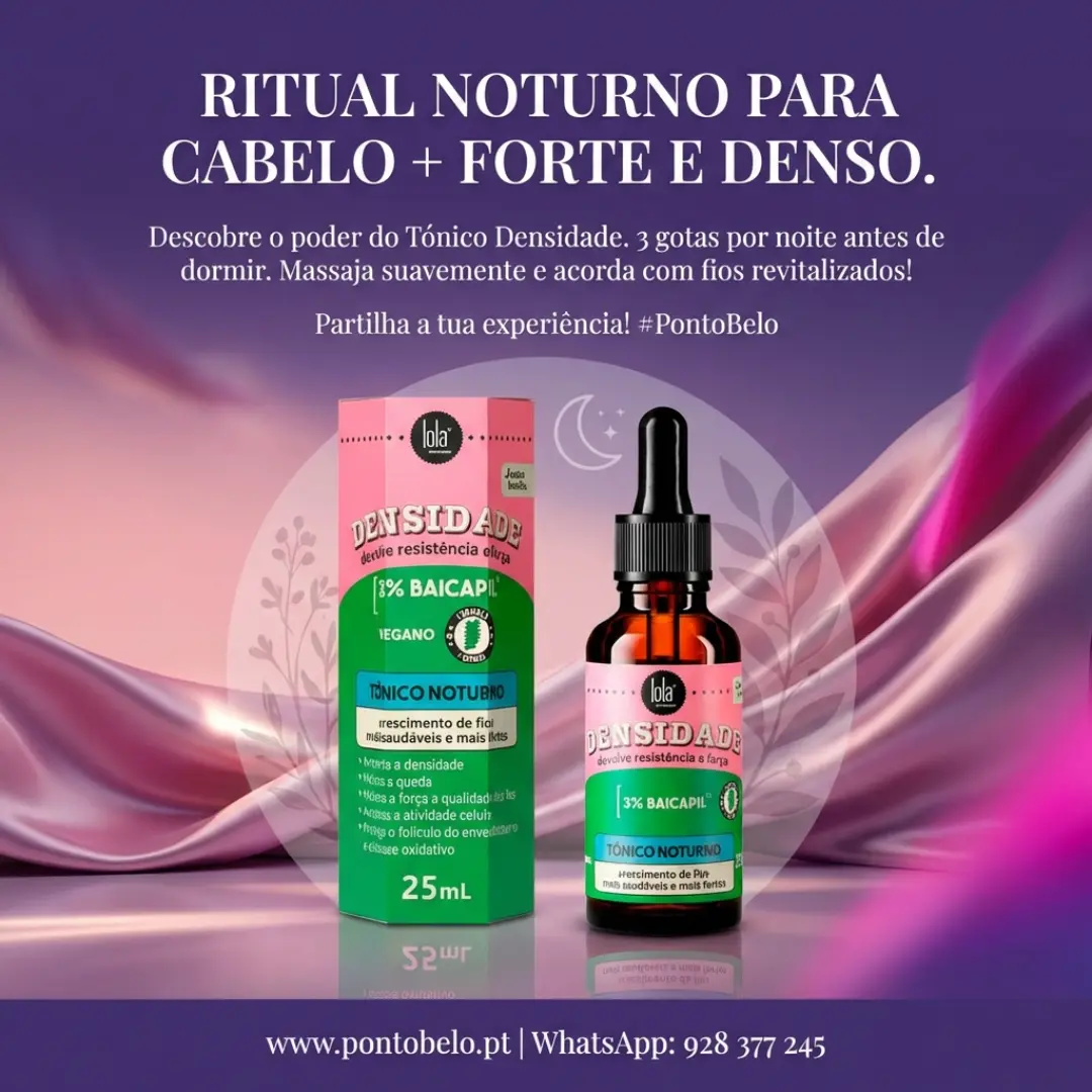 Densidade Tónico Noturno 25ml – Lola Cosmetics